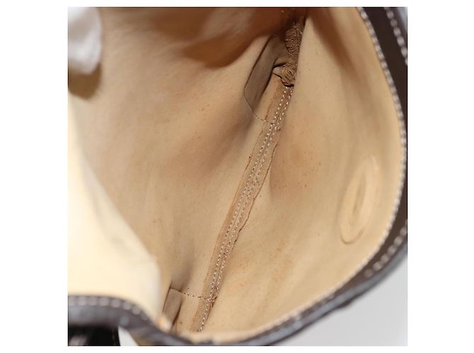 Borsa a tracolla LOEWE Anagram in scamosciato beige e oro Auth bs35117 D'oro - vista 11