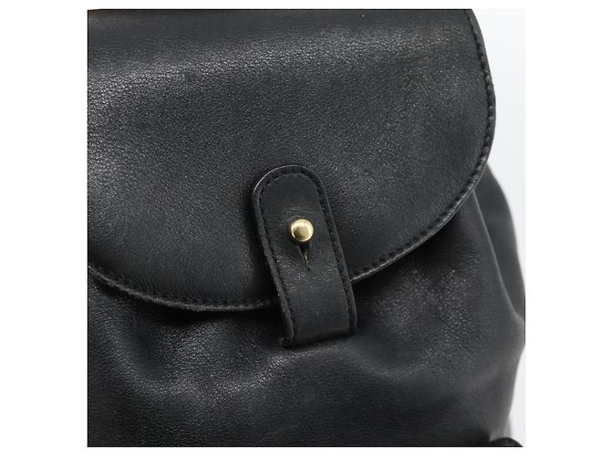 Zaino GUCCI Bamboo in pelle nera e oro 003 2034 0030 Auth ka4402 Nero D'oro - vista 19