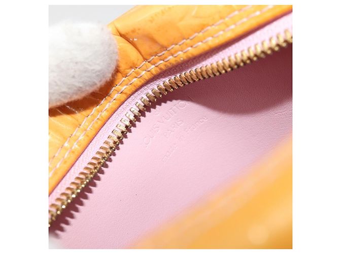 LOUIS VUITTON Borsa Wooster Monogram Vernis Rosa Marshmallow M91037 Auth BA12807 - vista 17