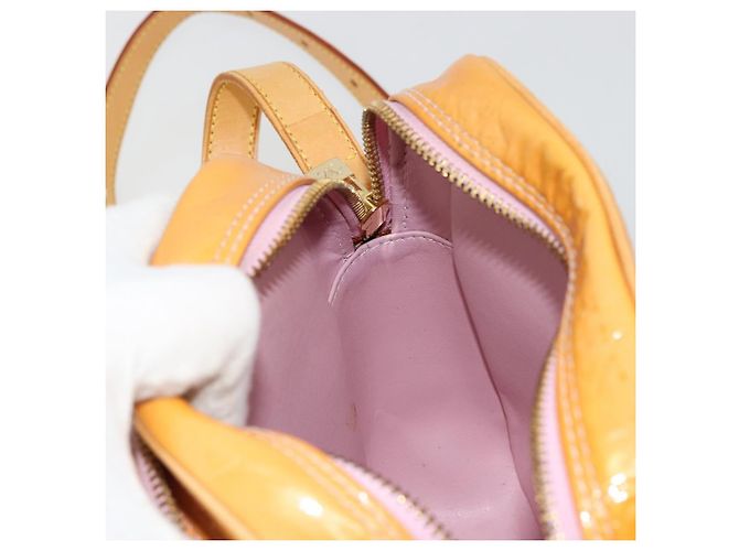 LOUIS VUITTON Borsa Wooster Monogram Vernis Rosa Marshmallow M91037 Auth BA12807 - vista 19