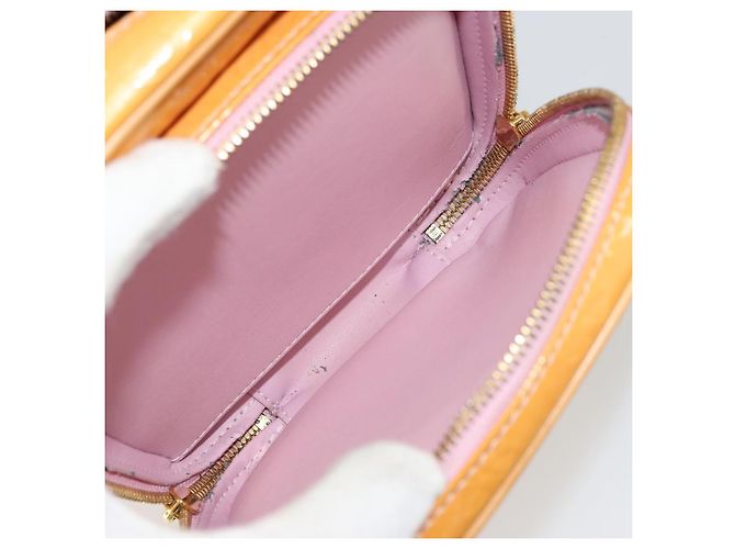 LOUIS VUITTON Borsa Wooster Monogram Vernis Rosa Marshmallow M91037 Auth BA12807 - vista 20