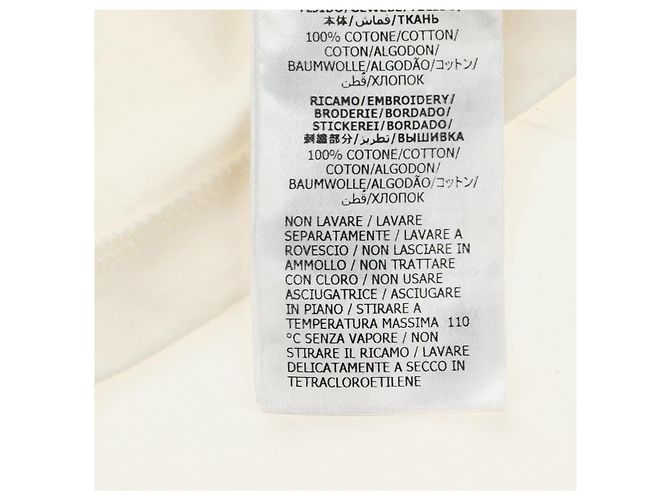 Camiseta GUCCI de Algodón XXS Blanco Auth 165306V - vista 11