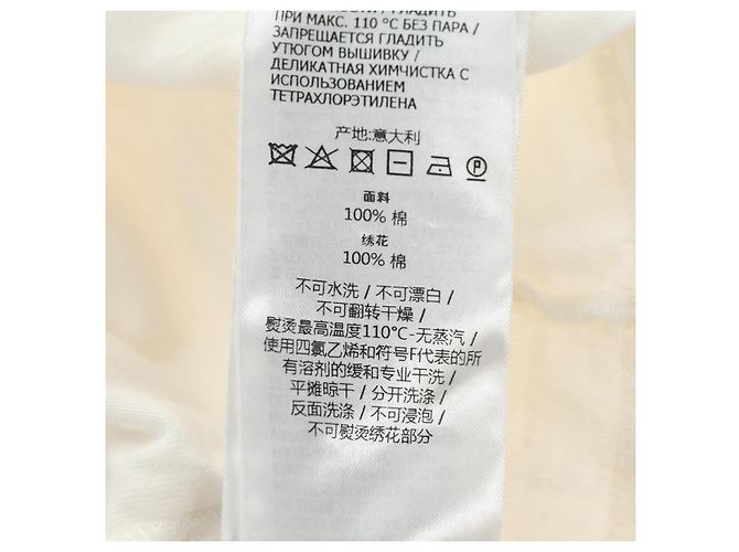 Camiseta GUCCI de Algodón XXS Blanco Auth 165306V - vista 12