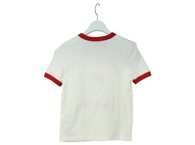 Camiseta GUCCI de Algodón XXS Blanco Auth 165306V - vista 2