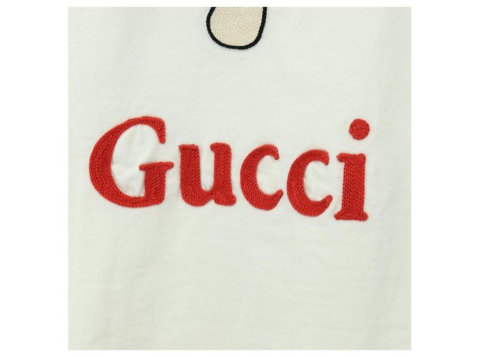 Camiseta GUCCI de Algodón XXS Blanco Auth 165306V - vista 7