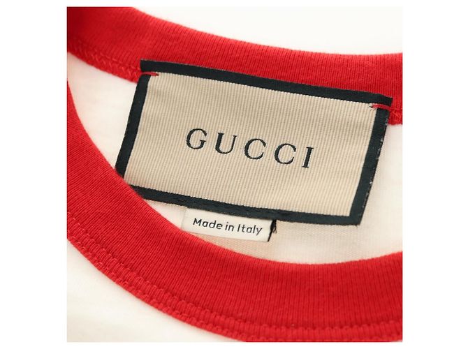 Camiseta GUCCI de Algodón XXS Blanco Auth 165306V - vista 8