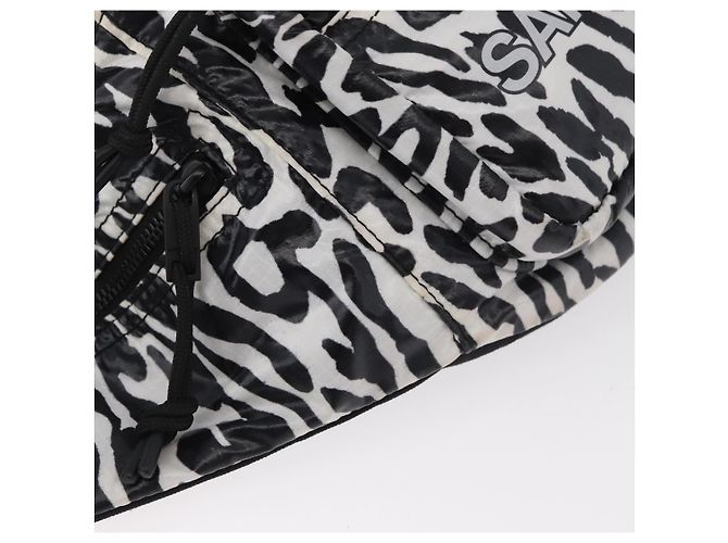 Marsupio SAINT LAURENT Nylon Bianco Auth 180871A - vista 14