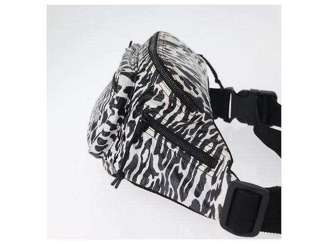 Marsupio SAINT LAURENT Nylon Bianco Auth 180871A - vista 3