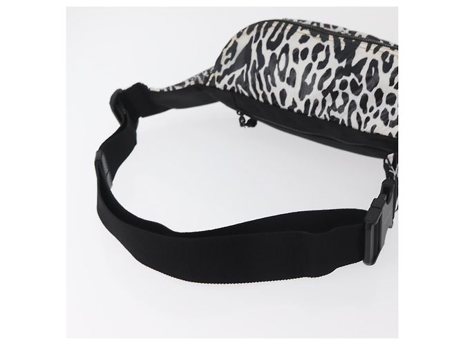 Marsupio SAINT LAURENT Nylon Bianco Auth 180871A - vista 7