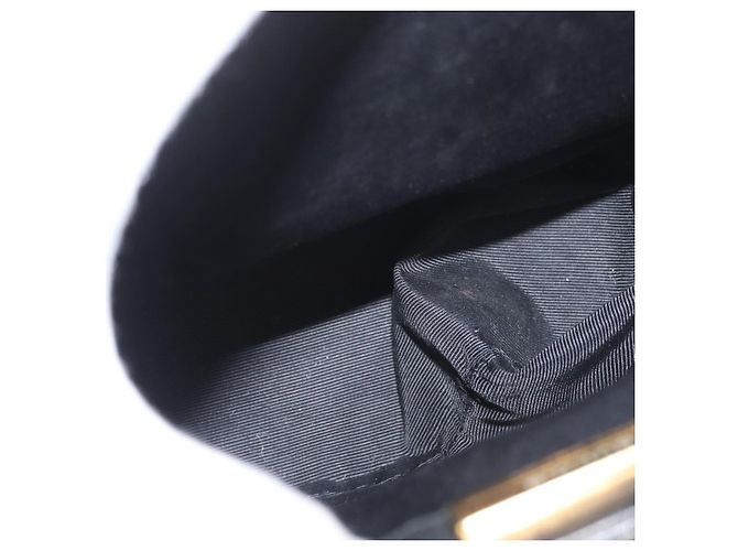 Borsa a Spalla VALENTINO in Pelle Nera e Oro Auth bs35258 Nero D'oro - vista 10