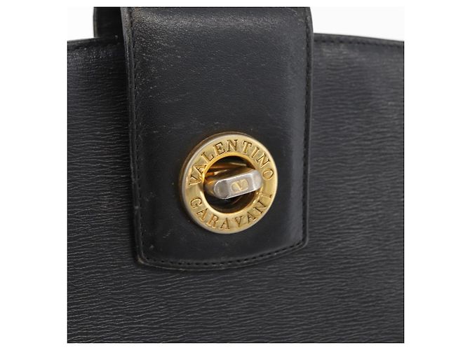 Borsa a Spalla VALENTINO in Pelle Nera e Oro Auth bs35258 Nero D'oro - vista 17
