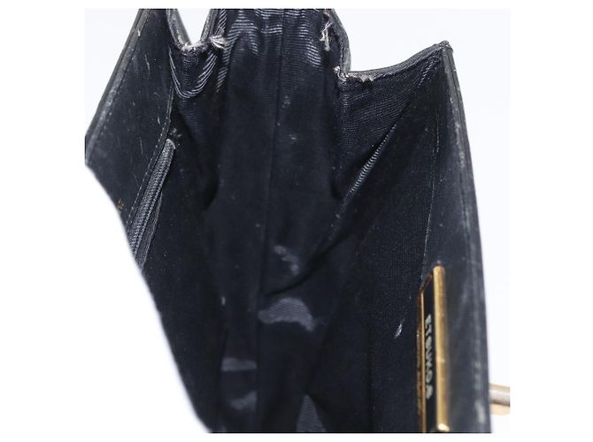 Borsa a Spalla VALENTINO in Pelle Nera e Oro Auth bs35258 Nero D'oro - vista 19