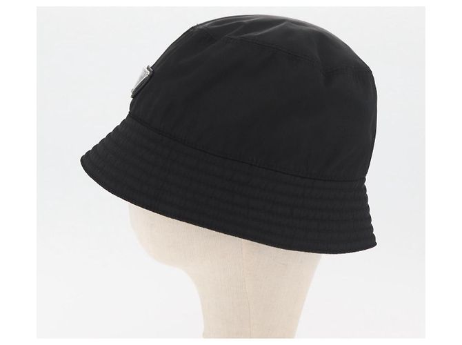 PRADA Hut Nylon M Black Auth 181375M Schwarz - Ansicht 4