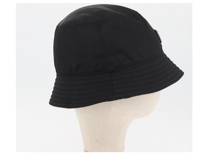 PRADA Hut Nylon M Black Auth 181375M Schwarz - Ansicht 5