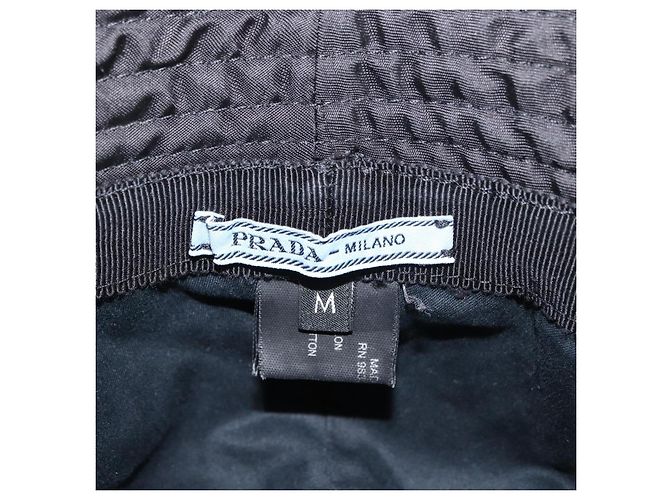 PRADA Hut Nylon M Black Auth 181375M Schwarz - Ansicht 8