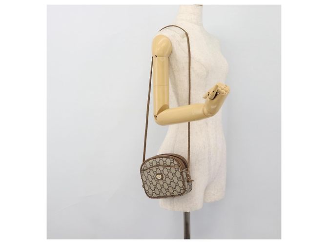 GUCCI GG Plus Supreme Schultertasche PVC Beige Gold Auth ka4394 Golden - Ansicht 20