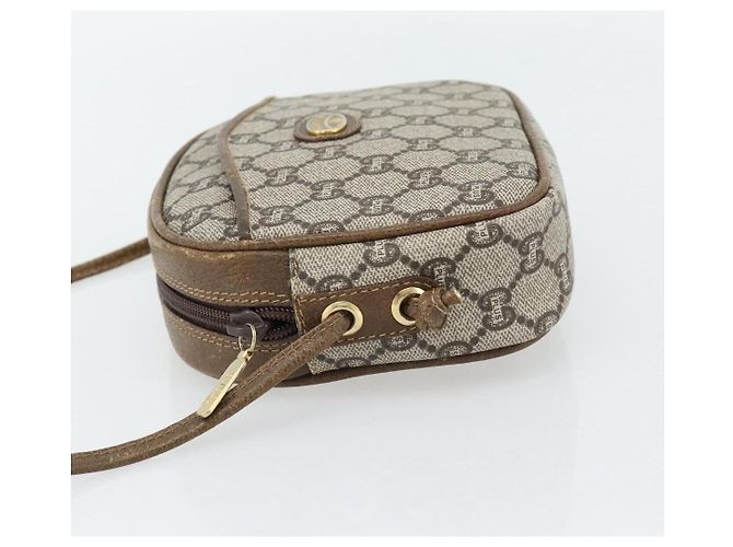 GUCCI GG Plus Supreme Schultertasche PVC Beige Gold Auth ka4394 Golden - Ansicht 3