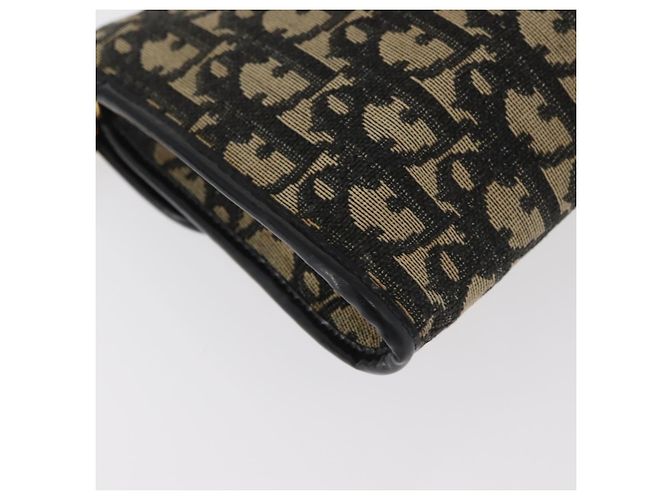 Borsa a tracolla Christian Dior Trotter Canvas Blu Navy Oro Autentica 165259 D'oro - vista 17