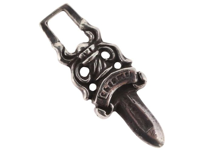 Pendente Chrome Hearts Dagger Charm Top Ag925 Silver Auth LNZ835SAV Argento - vista 2