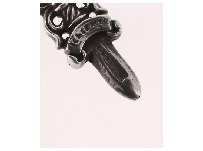 Pendente Chrome Hearts Dagger Charm Top Ag925 Silver Auth LNZ835SAV Argento - vista 3