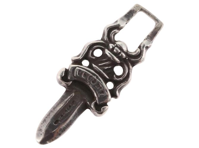 Pendente Chrome Hearts Dagger Charm Top Ag925 Silver Auth LNZ835SAV Argento - vista 6