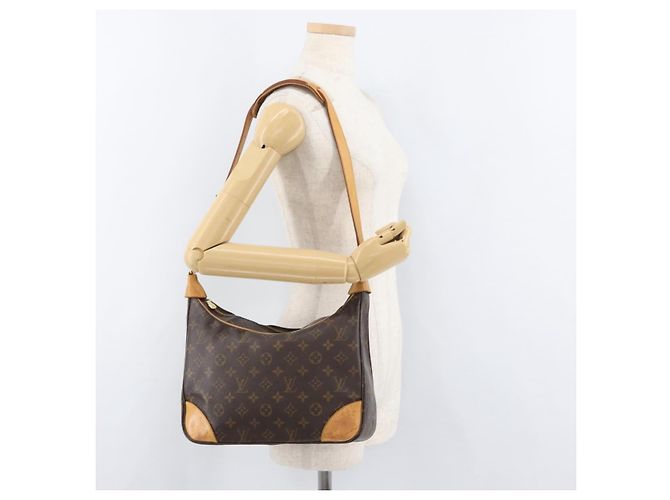 LOUIS VUITTON Borsa a Spalla Monogram Boulogne 30 M51265 LV Auth 180270A Monogramma - vista 22