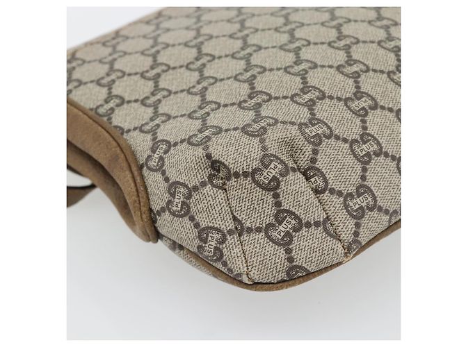 Borsa a tracolla GUCCI GG Plus Supreme PVC Beige Oro Auth 180728 D'oro - vista 16