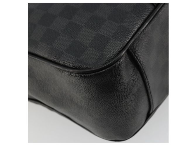 LOUIS VUITTON Borsa a tracolla Damier Graphite Tadao PM 2way N41259 LV Auth bs35171 Damier ebene - vista 14