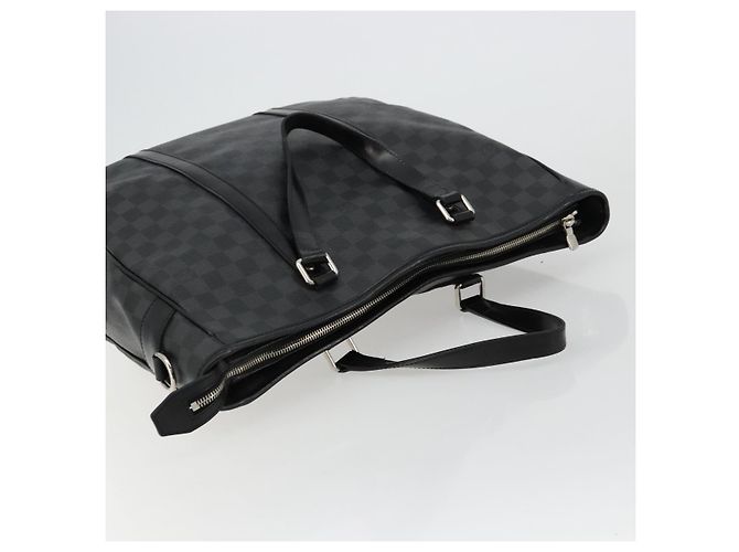 LOUIS VUITTON Borsa a tracolla Damier Graphite Tadao PM 2way N41259 LV Auth bs35171 Damier ebene - vista 6