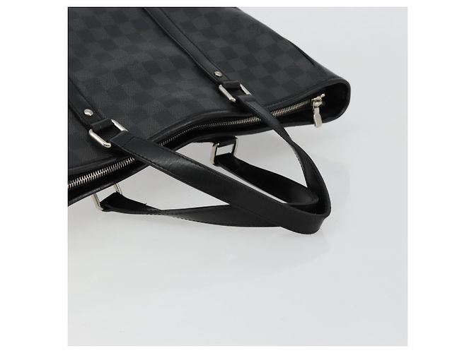 LOUIS VUITTON Borsa a tracolla Damier Graphite Tadao PM 2way N41259 LV Auth bs35171 Damier ebene - vista 7