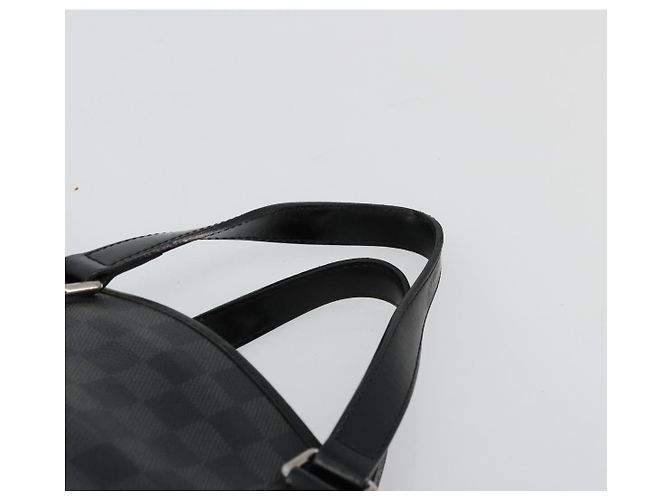 LOUIS VUITTON Borsa a tracolla Damier Graphite Tadao PM 2way N41259 LV Auth bs35171 Damier ebene - vista 8