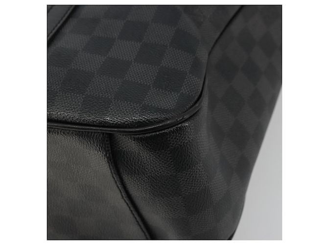 LOUIS VUITTON Borsa a tracolla Damier Graphite Tadao PM 2way N41259 LV Auth bs35171 Damier ebene - vista 9