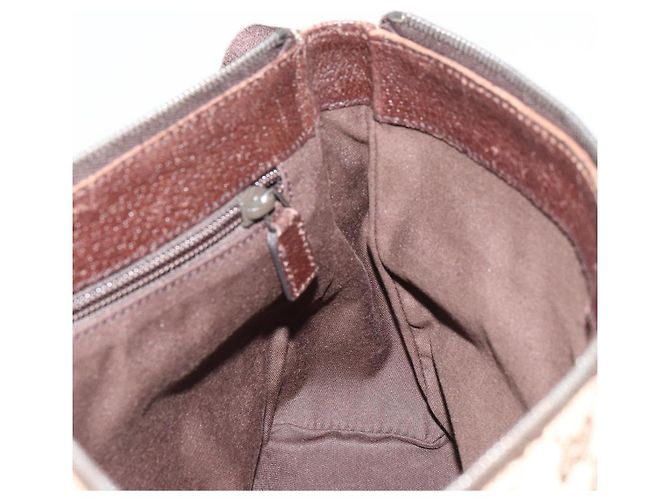 Borsa a Spalla GUCCI GG Canvas Beige Argento 114273 Auth BA12651 - vista 19