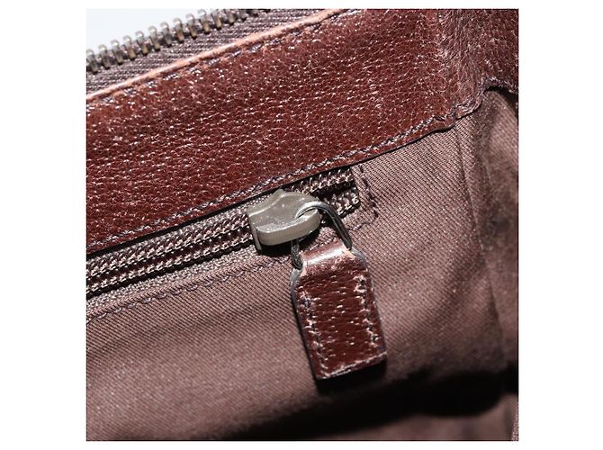 Borsa a Spalla GUCCI GG Canvas Beige Argento 114273 Auth BA12651 - vista 21