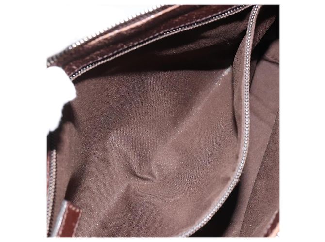 Borsa a Spalla GUCCI GG Canvas Beige Argento 114273 Auth BA12651 - vista 22