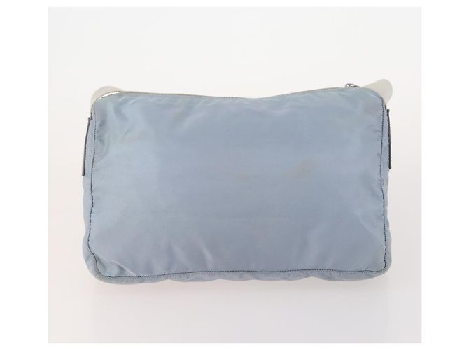 Borsa a Spalla PRADA Nylon 5 Set Black Light Blue Navy Auth 178839 Nero Blu navy Blu chiaro - vista 13