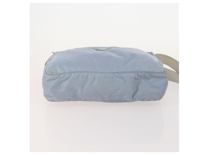 Borsa a Spalla PRADA Nylon 5 Set Black Light Blue Navy Auth 178839 Nero Blu navy Blu chiaro - vista 15