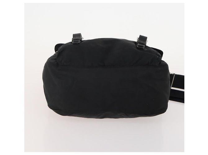 Borsa a Spalla PRADA Nylon 5 Set Black Light Blue Navy Auth 178839 Nero Blu navy Blu chiaro - vista 20
