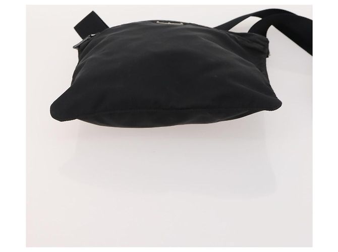 Borsa a Spalla PRADA Nylon 5 Set Black Light Blue Navy Auth 178839 Nero Blu navy Blu chiaro - vista 25