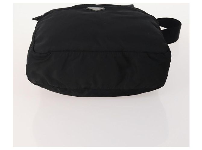 Borsa a Spalla PRADA Nylon 5 Set Black Light Blue Navy Auth 178839 Nero Blu navy Blu chiaro - vista 5