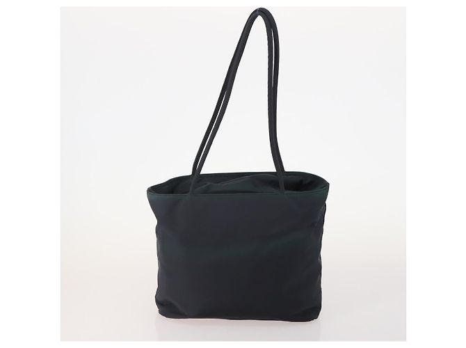 Borsa a Spalla PRADA Nylon 5 Set Black Light Blue Navy Auth 178839 Nero Blu navy Blu chiaro - vista 8