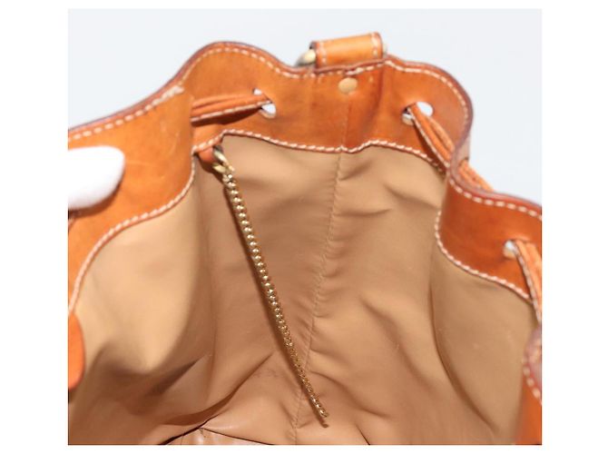 Céline Borsa a Spalla CELINE in Tela Macadam PVC Beige Oro Auth 165262 D'oro - vista 20
