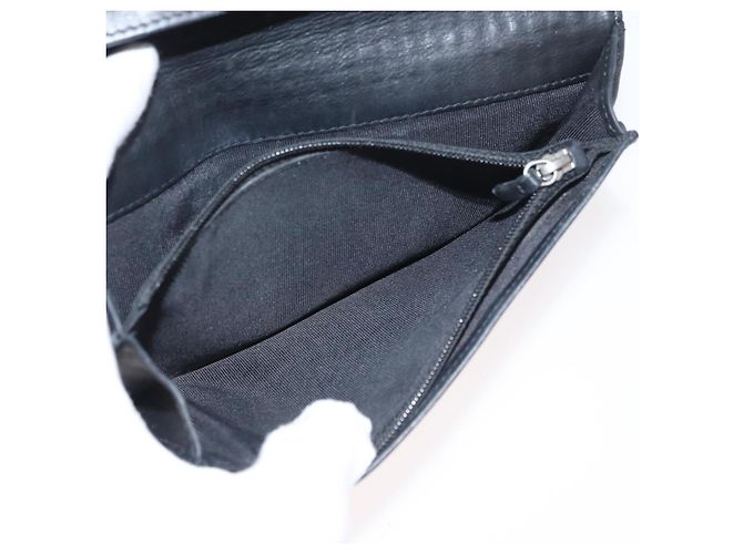 Portafoglio CHANEL in Pelle 2 Set Nero CC Autentico BA12679 - vista 10