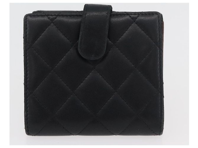 Portafoglio CHANEL in Pelle 2 Set Nero CC Autentico BA12679 - vista 12