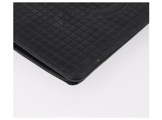 Portafoglio CHANEL in Pelle 2 Set Nero CC Autentico BA12679 - vista 8