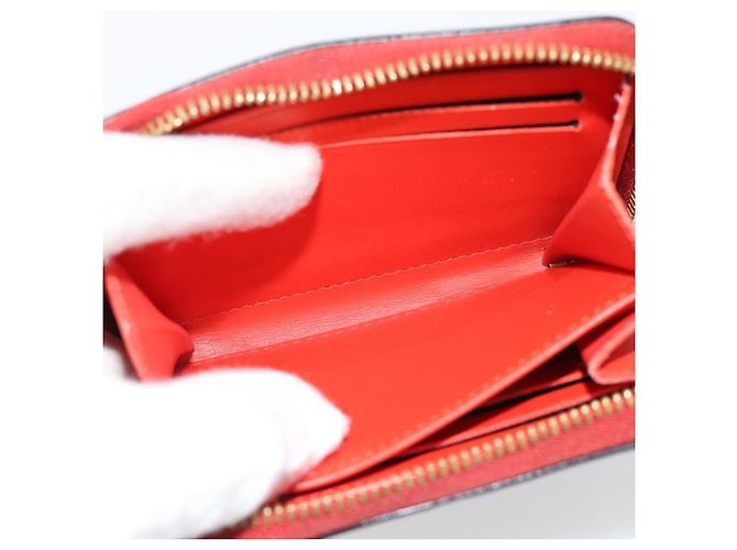LOUIS VUITTON Vernis Valentine Limited Zippy Coin Purse Rot M90523 Auth 181236A - Ansicht 10