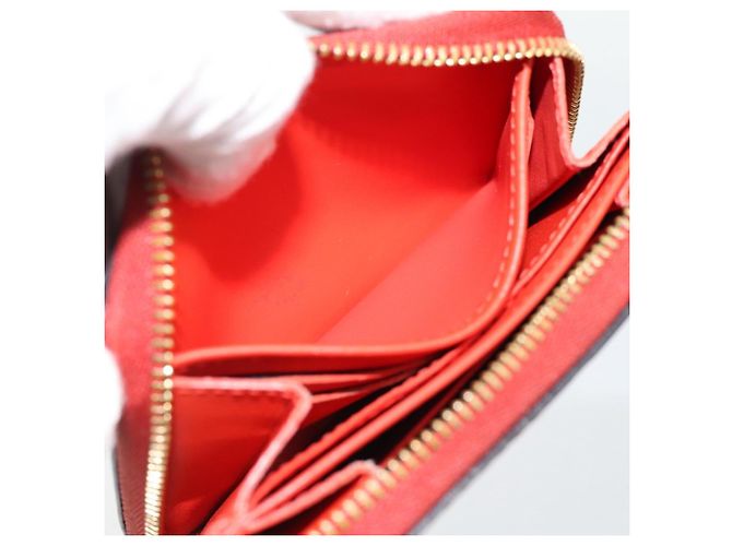 LOUIS VUITTON Vernis Valentine Limited Zippy Coin Purse Rot M90523 Auth 181236A - Ansicht 21