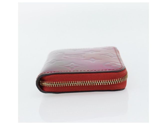 LOUIS VUITTON Vernis Valentine Limited Zippy Coin Purse Rot M90523 Auth 181236A - Ansicht 3