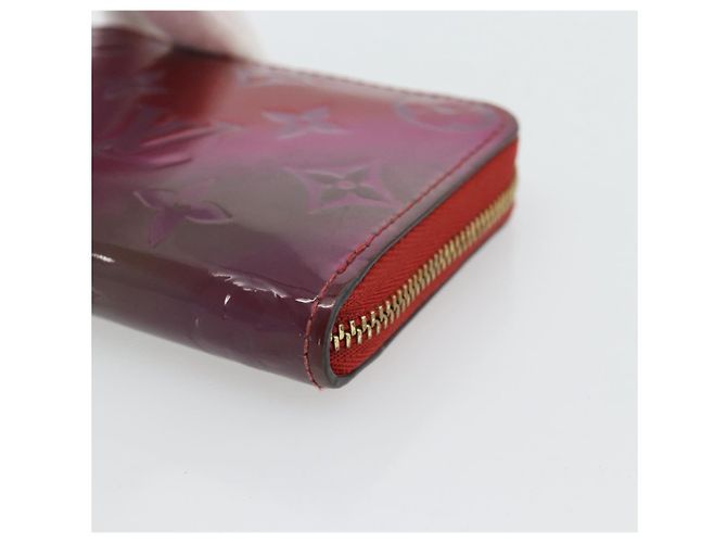 LOUIS VUITTON Vernis Valentine Limited Zippy Coin Purse Rot M90523 Auth 181236A - Ansicht 7