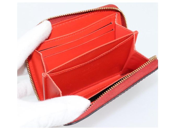 LOUIS VUITTON Vernis Valentine Limited Zippy Coin Purse Rot M90523 Auth 181236A - Ansicht 9